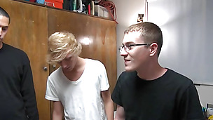 These studs are into hot gay fucking in the dorm